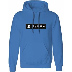 Mikina PlayStation - Box Logo, modrá (XL) - PSX02286HSC1X