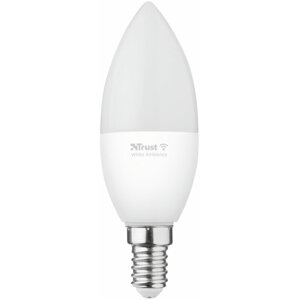 Trust Smart WiFi LED žárovka, E14, svíčka, bílá - 71284