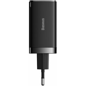 Baseus rychlonabíjecí adaptér GaN5 Pro, 2x USB-C, USB-A, 65W, černá - CCGP120201