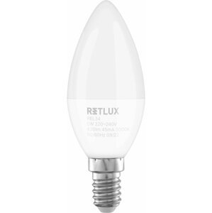 Retlux žárovka REL 34, LED C37, 2x5W, E14, teplá bílá, 2ks - 50005708