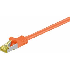 MicroConnect patch kabel S/FTP, RJ45, Cat7, 1.5m, oranžová - SFTP7015O