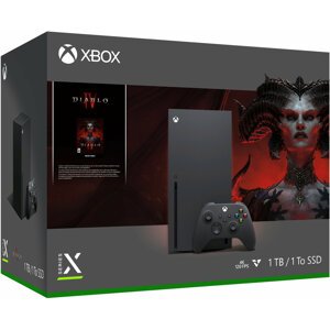 Xbox Series X, 1TB, černá + Diablo IV - RRT-00037