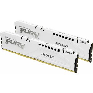 Kingston Fury Beast White 64GB (2x32GB) DDR5 5600 CL40 - KF556C40BWK2-64