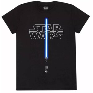 Tričko Star Wars - Lightsaber, svítící (M) - 05056599759220