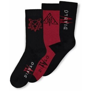 Ponožky Diablo IV - Hell Socks, 3 páry (43/46) - 08718526156799