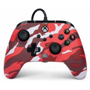 PowerA Enhanced Wired Controller, Red Camo (PC, Xbox Series, Xbox ONE) - 1525942-01
