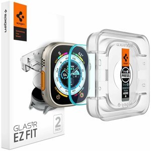 Spigen ochranné sklo EZ Fit pro Apple Watch Ultra 49mm, 2 ks - AGL05556