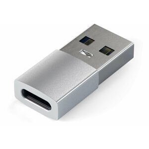 Satechi adaptér USB-A - USB-C, M/F, stříbrná - ST-TAUCS