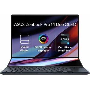 ASUS Zenbook Pro 14 Duo OLED (UX8402, 13th Gen Intel), černá - UX8402VV-OLED037X
