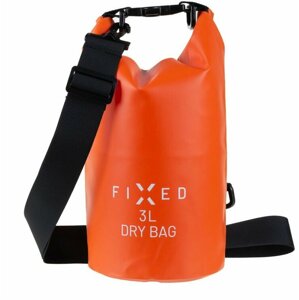 FIXED voděodolný vak Dry Bag 3L, oranžová - FIXDRB-3L-OR