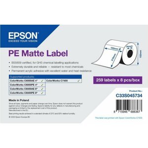 Epson ColorWorks role pro pokladní tiskárny, PE MATTE, 105x210mm, 259ks - C33S045734