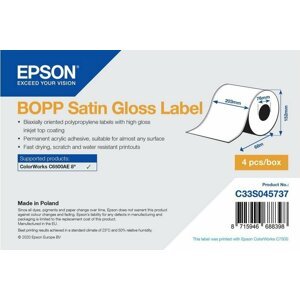 Epson ColorWorks role pro pokladní tiskárny, BOPP SATIN GLOSS, 203mmx68m - C33S045737