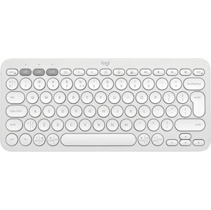 Logitech Pebble Keyboard 2 K380s, bílá - 920-011852