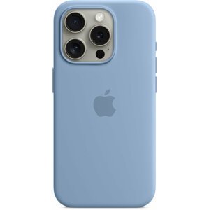 Apple Silikonový kryt s MagSafe pro iPhone 15 Pro, ledově modrá - MT1L3ZM/A