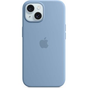 Apple Silikonový kryt s MagSafe pro iPhone 15, ledově modrá - MT0Y3ZM/A