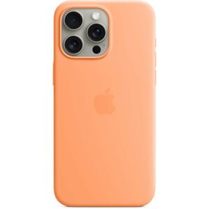 Apple Silikonový kryt s MagSafe pro iPhone 15 Pro Max, sorbetově oranžová - MT1W3ZM/A