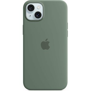 Apple Silikonový kryt s MagSafe pro iPhone 15 Plus, cypřišově zelená - MT183ZM/A