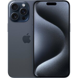 Apple iPhone 15 Pro Max, 256GB, Blue Titanium - MU7A3SX/A