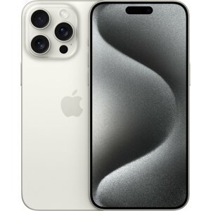 Apple iPhone 15 Pro Max, 512GB, White Titanium - MU7D3SX/A
