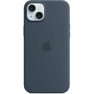 Apple Silikonový kryt s MagSafe pro iPhone 15 Plus, bouřkově modrá - MT123ZM/A