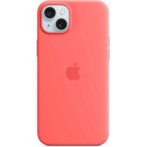 Apple Silikonový kryt s MagSafe pro iPhone 15 Plus, světle melounová - MT163ZM/A
