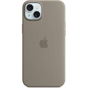 Apple Silikonový kryt s MagSafe pro iPhone 15 Plus, jílově šedá - MT133ZM/A