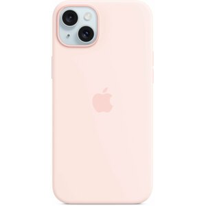 Apple Silikonový kryt s MagSafe pro iPhone 15 Plus, světle růžová - MT143ZM/A