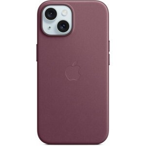 Apple kryt z tkaniny FineWoven s MagSafe na iPhone 15, morušově rudá - MT3E3ZM/A