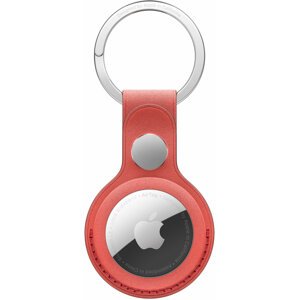 Apple FineWoven klíčenka na AirTag, korálově červená - MT2M3ZM/A