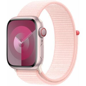 Apple Watch Series 9, Cellular, 41mm, Pink, Light Pink Sport Loop - MRJ13QC/A