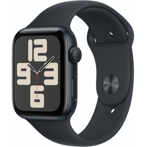 Apple Watch SE 2023, 44mm, Midnight, Midnight Sport Band - S/M - MRE73QC/A
