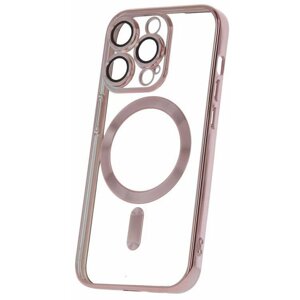 C.P.A. silikonové TPU pouzdro Mag Color Chrome pro iPhone 14 Pro, růžovo-zlatá - GSM169579