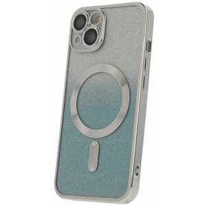 C.P.A. silikonové TPU pouzdro Mag Glitter Chrome pro iPhone 14 Pro Max, stříbrná - GSM172630
