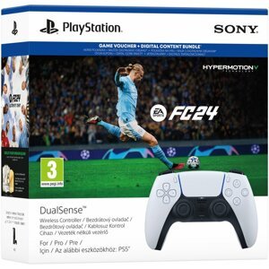Sony PS5 Bezdrátový ovladač DualSense + EA Sports FC 24 - PS711000040604