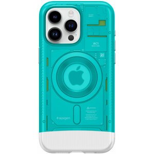 Spigen ochranný kryt Classic C1 MagSafe pro Apple iPhone 15 Pro, modrá - ACS06743