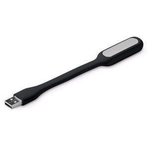 C-TECH USB lampička k notebooku, flexibilní, černá - UNL-04BK