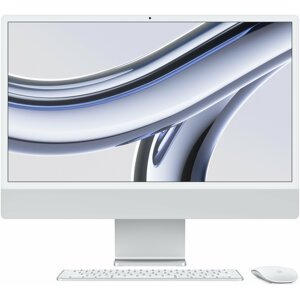 Apple iMac 24" 4,5K Retina /M3 8-core/8GB/256GB SSD/8-core GPU, stříbrná - MQR93CZ/A
