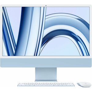 Apple iMac 24" 4,5K Retina /M3 8-core/8GB/256GB SSD/8-core GPU, modrá - MQRC3SL/A