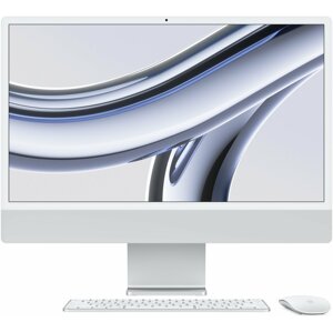 Apple iMac 24" 4,5K Retina /M3 8-core/8GB/256GB SSD/10-core GPU, stříbrná - MQRJ3CZ/A