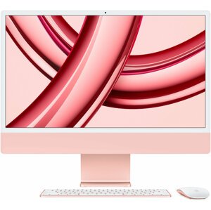 Apple iMac 24" 4,5K Retina /M3 8-core/8GB/256GB SSD/10-core GPU, růžová - MQRT3SL/A