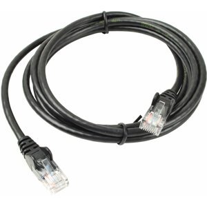 UTP kabel rovný kat.6 (PC-HUB) - 1m, černá - sp6utp010C