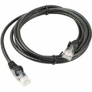 UTP kabel rovný kat.6 (PC-HUB) - 10m, černá - sp6utp100C
