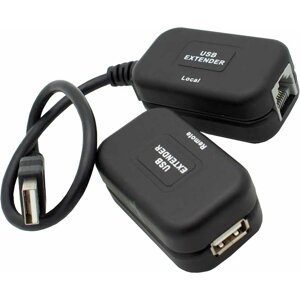 PremiumCord USB 1.1 prodlužka po RJ45 do 60m (kuext) - kuext