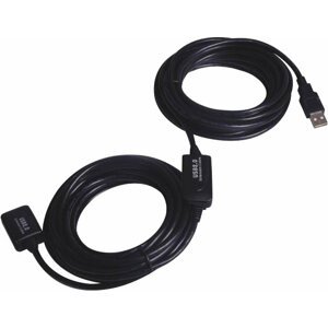 PremiumCord USB 2.0 repeater a prodlužovací kabel A/M-A/F 20m - ku2rep20